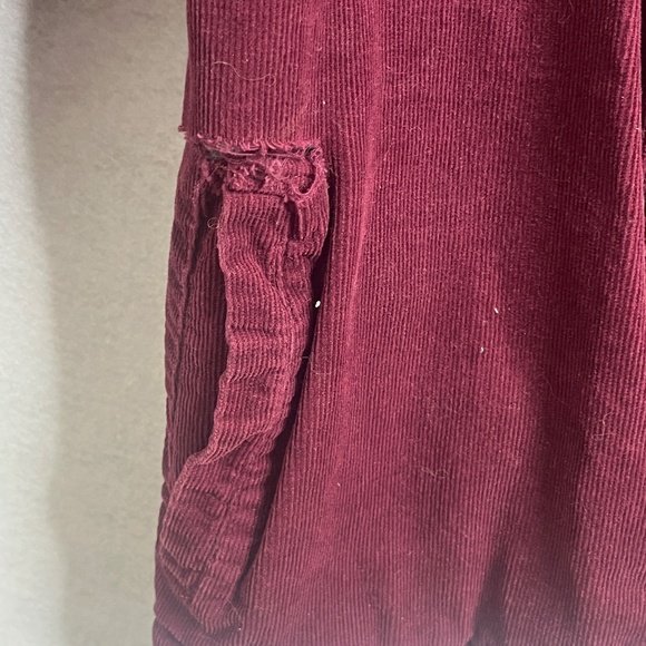 Cold Culture Burgundy Corduroy Sherpa Lined Jacket Small - Picture 9 of 9